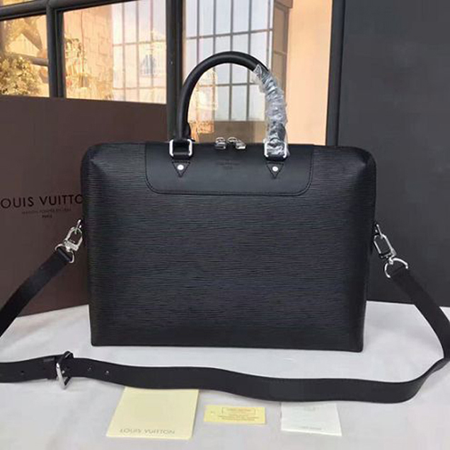 Портфель Louis Vuitton Porte-Documents Jour Briefcase M50163 Epi Leather "Black" фото № 2