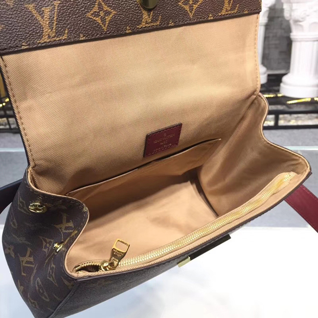 Сумка Louis Vuitton Cluny BB M43982 Monogram Canvas "Brown" фото № 8