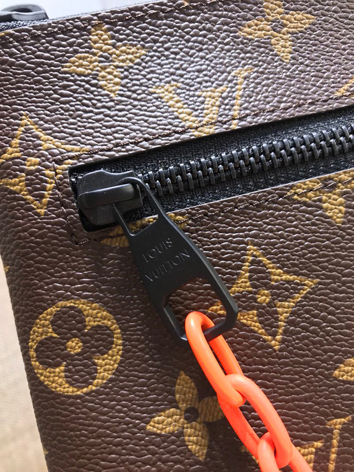Клатч Louis Vuitton A4 Pouch M44484 Monogram Coated Canvas "Brown" фото № 6