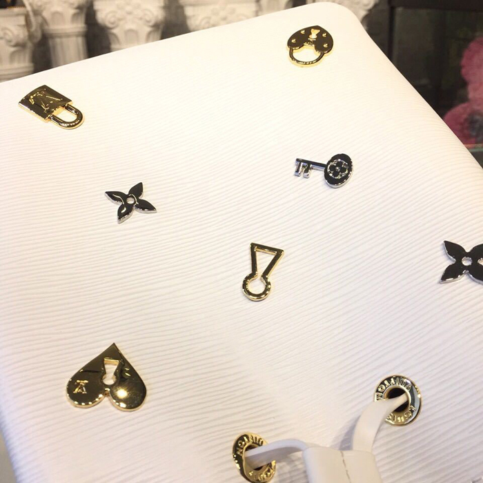 Сумка Louis Vuitton NeoNoe M53238 Epi Leather Blanc "White" фото № 7