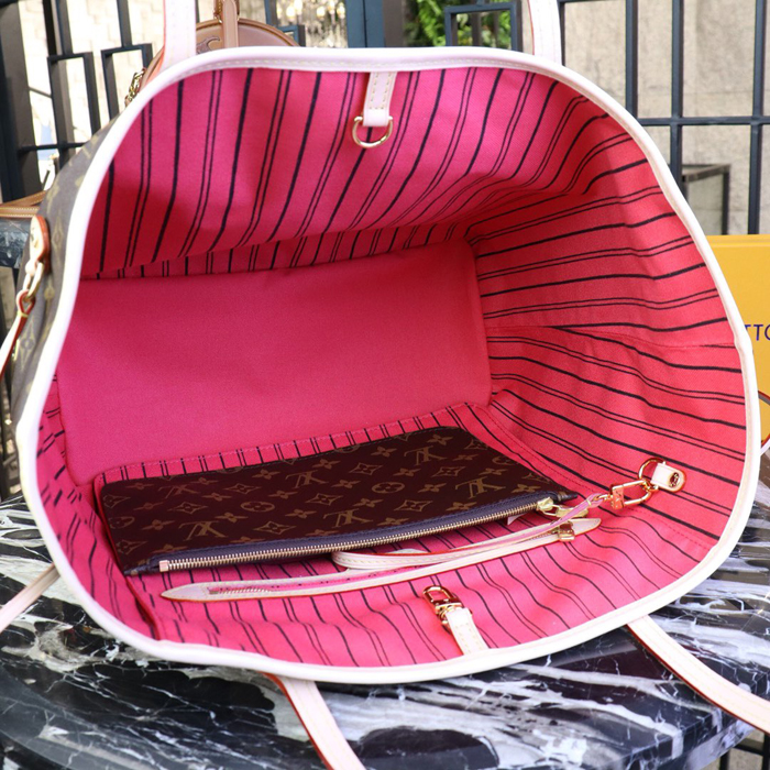 Сумка Louis Vuitton Neverfull MM M44364 Monogram Canvas "Brown" фото № 7