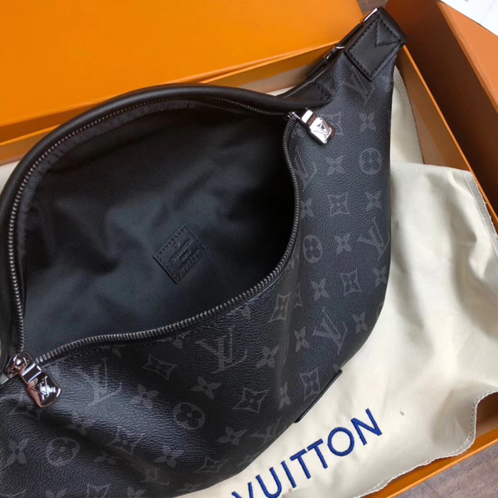 Сумка Louis Vuitton Discovery Bumbag M44336 Monogram Eclipse Canvas "Black" фото № 9