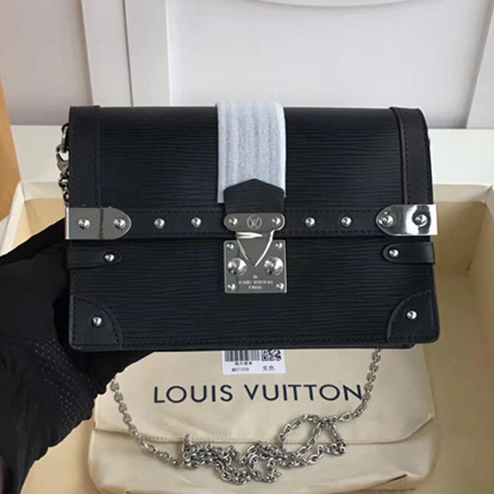 Сумка Louis Vuitton Trunk Chain Wallet M67507 Epi Leather "Black" фото № 2