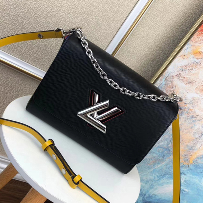 Сумка Louis Vuitton Twist MM M53885 Epi Leather "Black" фото № 3