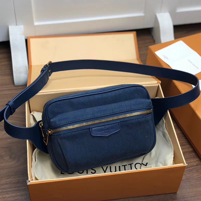 Сумка Louis Vuitton Outdoor Bumbag M44741 Monogram Denim "Navy Blue" фото № 2