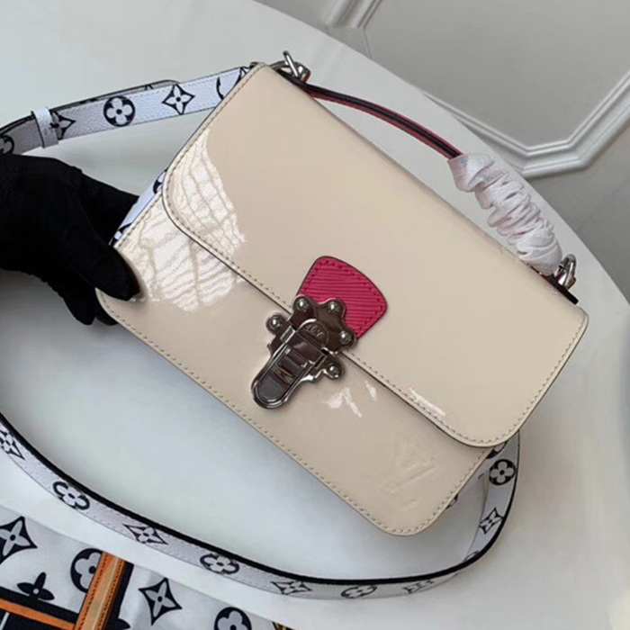 Сумка Louis Vuitton Cherrywood BB M53632 Patent Leather Creme "Beige" фото № 2