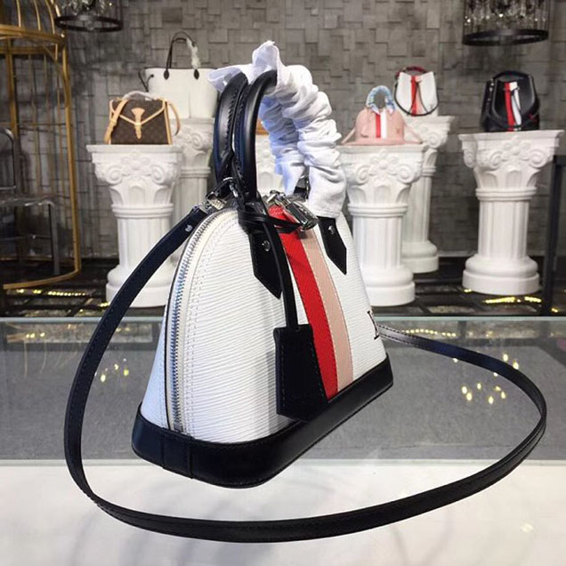 Сумка Louis Vuitton Alma BB Handbag M51963 Epi Leather 2018 "White" фото № 3