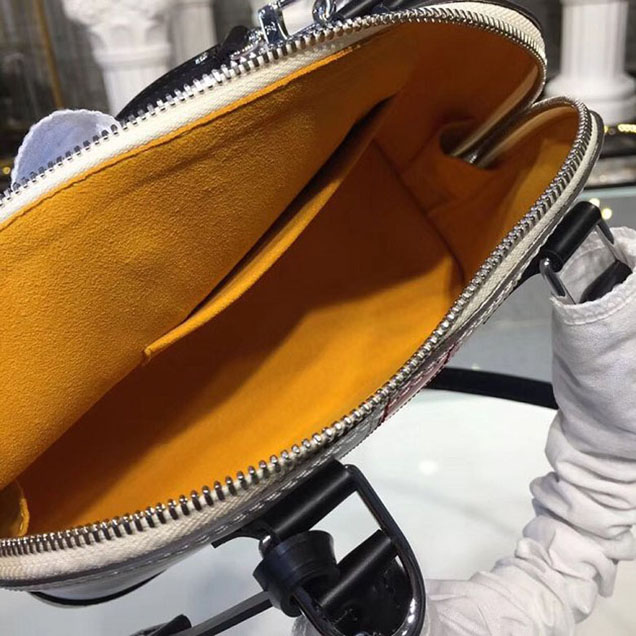 Сумка Louis Vuitton Alma BB Handbag M51963 Epi Leather 2018 "White" фото № 9