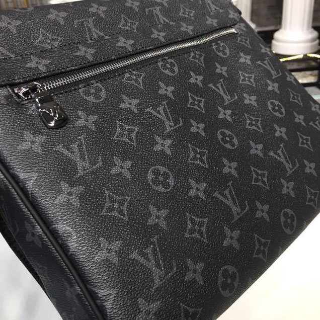 Сумка Louis Vuitton District MM Messenger Bag 32cm Monogram Eclipse Canvas Fall Winter 2018 Collection M44001 Infini "Black" фото № 5