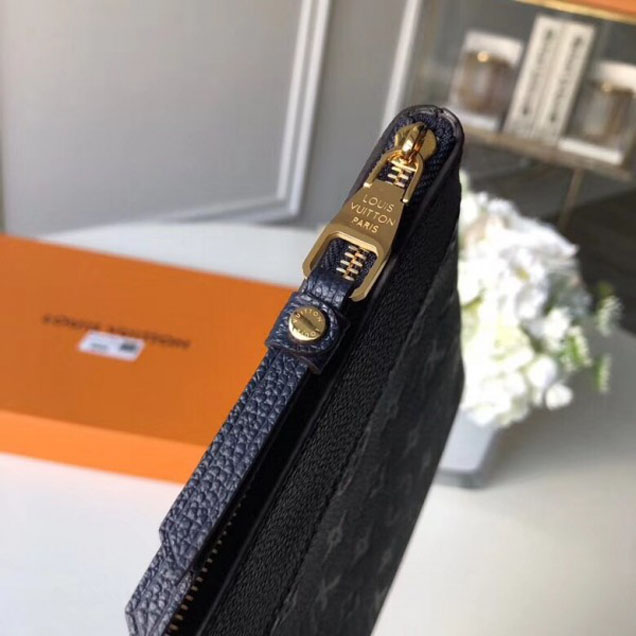Клатч Louis Vuitton Monogram Empreinte Daily Pouch Clutch Bag Dark Blue 2018 "Navy Blue" фото № 2