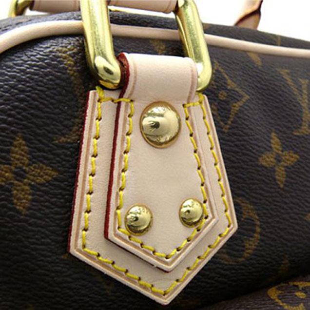 Сумка Louis Vuitton M40026 Manhattan PM Tote Bag Monogram Canvas "Brown" фото № 7