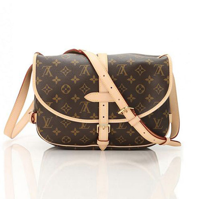 Сумка Louis Vuitton M40710 Saumur MM Crossbody Bag Monogram Canvas "Brown" фото № 2