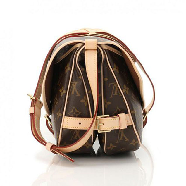 Сумка Louis Vuitton M40710 Saumur MM Crossbody Bag Monogram Canvas "Brown" фото № 3