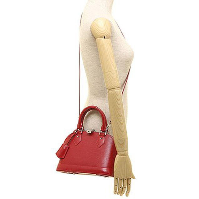 Сумка Louis Vuitton M40850 Alma BB Tote Bag Epi Leather "Red" фото № 10