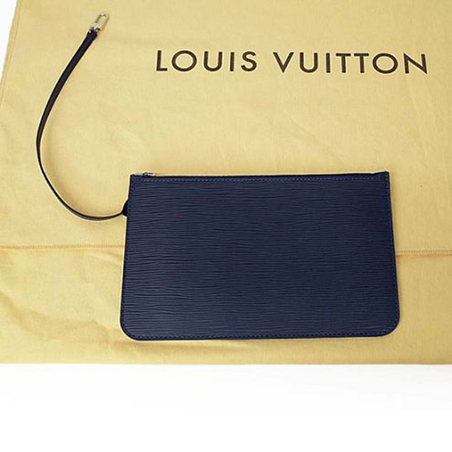 Сумка Louis Vuitton M40885 Neverfull MM Shoulder Bag Epi Leather "Navy Blue" фото № 6