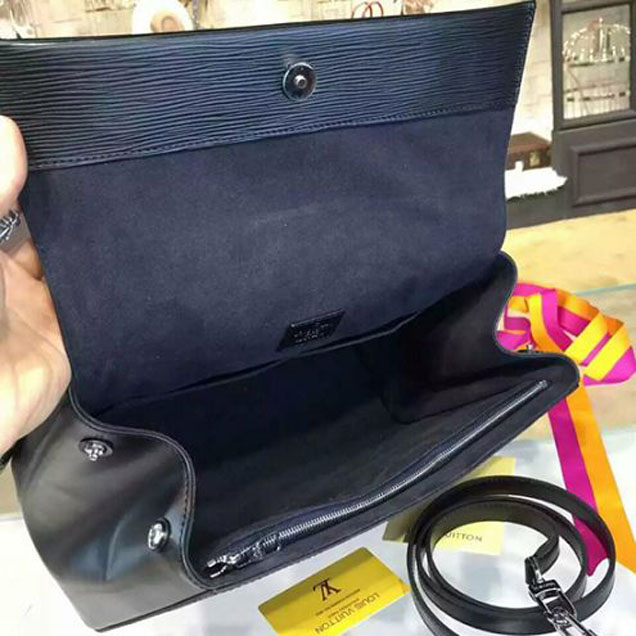 Сумка Louis Vuitton M41302 Cluny MM Tote Bag Epi Leather "Black" фото № 10