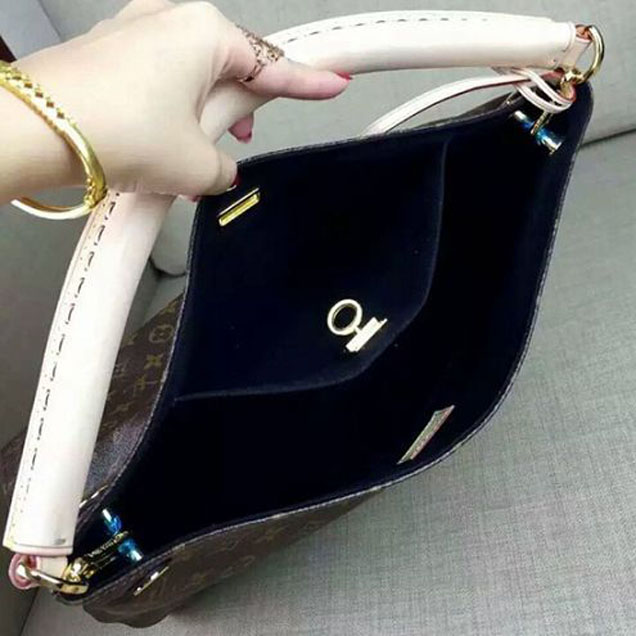 Сумка Louis Vuitton M41621 Gaia Hobo Bag Monogram Canvas "Brown" фото № 9