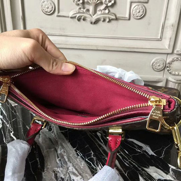 Сумка Louis Vuitton M41825 Pallas BB Tote Bag Monogram Canvas "Brown" фото № 10