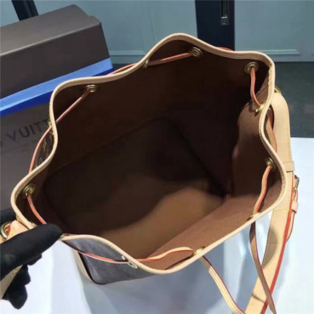 Сумка Louis Vuitton M43233 Petit Noe Shoulder Bag Monogram Canvas "Brown" фото № 10