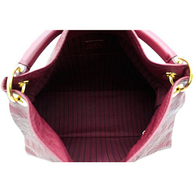 Сумка Louis Vuitton M43257 Artsy MM Hobo Bag Monogram Empreinte Leather "Purple" фото № 6