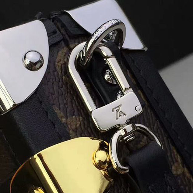 Сумка Louis Vuitton M44097 Petite Malle Crossbody Bag Monogram Canvas "Brown" фото № 7