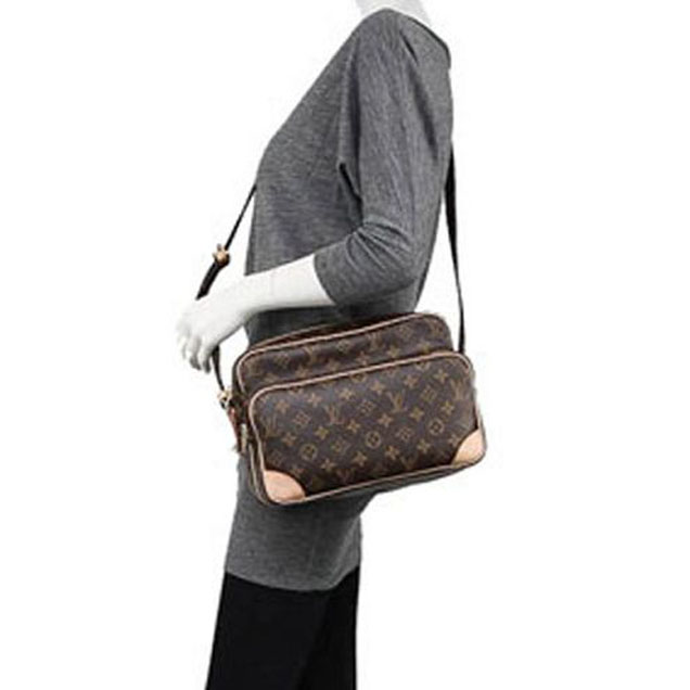 Сумка Louis Vuitton M45244 Nil Crossbody Bag Monogram Canvas "Brown" фото № 7