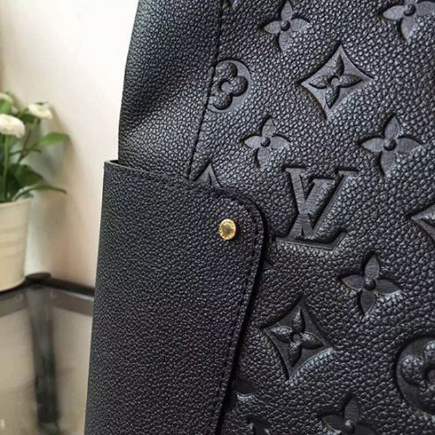 Сумка Louis Vuitton M50072 Bagatelle Hobo Bag Monogram Empreinte Leather "Black" фото № 7