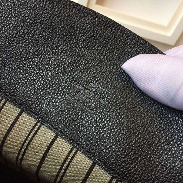 Сумка Louis Vuitton M50072 Bagatelle Hobo Bag Monogram Empreinte Leather "Black" фото № 9