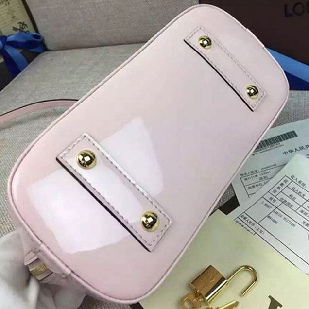 Сумка Louis Vuitton M50415 Alma BB Tote Bag Monogram Vernis "Pink" фото № 7