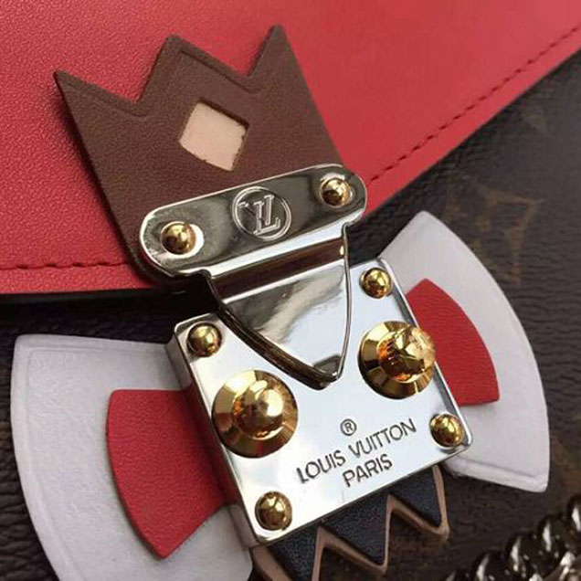 Сумка Louis Vuitton M60797 Tribal Mask Chain Wallet Monogram Canvas "Brown" фото № 6