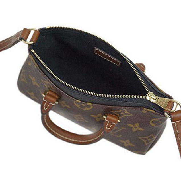 Сумка Louis Vuitton M61416 Nano Pallas Crossbody Bag Monogram Canvas "Brown" фото № 9