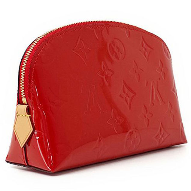 Косметичка Louis Vuitton M90172 Cosmetic Pouch Monogram Vernis "Red" фото № 3