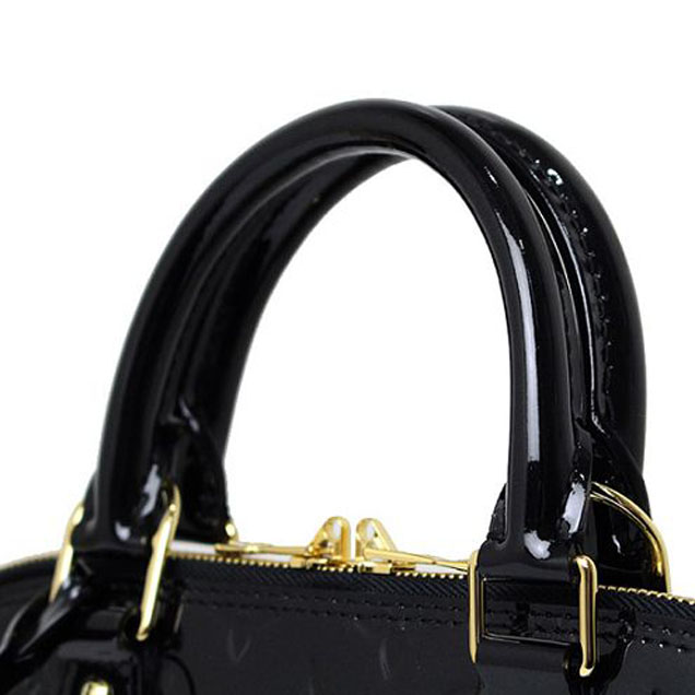 Сумка Louis Vuitton M90185 Alma PM Tote Bag Monogram Vernis "Black" фото № 6