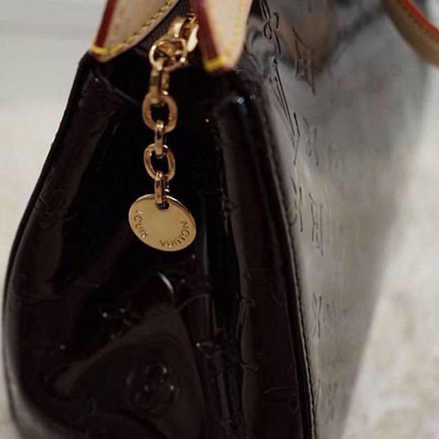 Сумка Louis Vuitton M91619 Brea MM Tote Bag Monogram Vernis "Chocolate" фото № 8