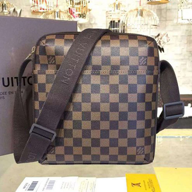 Сумка Louis Vuitton N41135 Trotteur Beaubourg Messenger Bag Damier Ebene Canvas "Brown" фото № 2