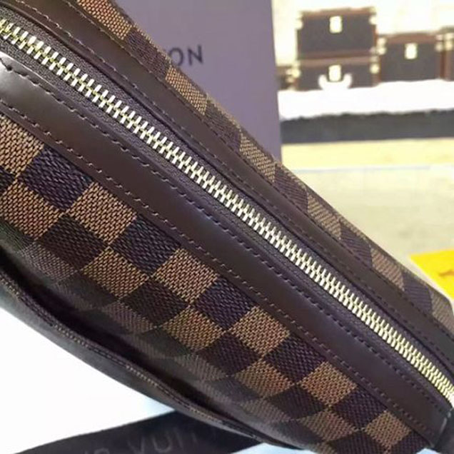Сумка Louis Vuitton N41135 Trotteur Beaubourg Messenger Bag Damier Ebene Canvas "Brown" фото № 7
