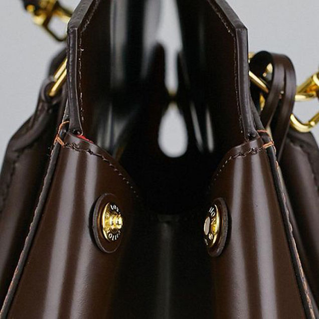 Сумка Louis Vuitton N41152 Rivoli BB Tote Bag Damier Ebene Canvas "Brown" фото № 8