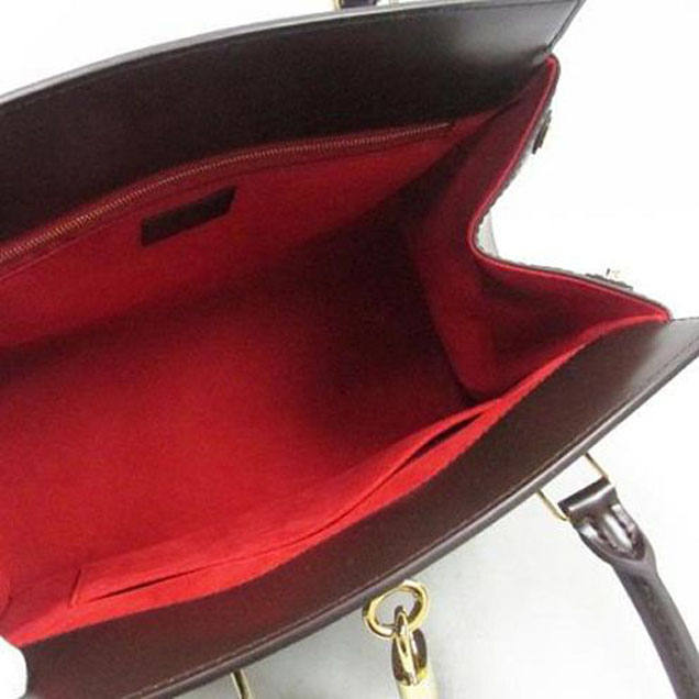 Сумка Louis Vuitton N41152 Rivoli BB Tote Bag Damier Ebene Canvas "Brown" фото № 9