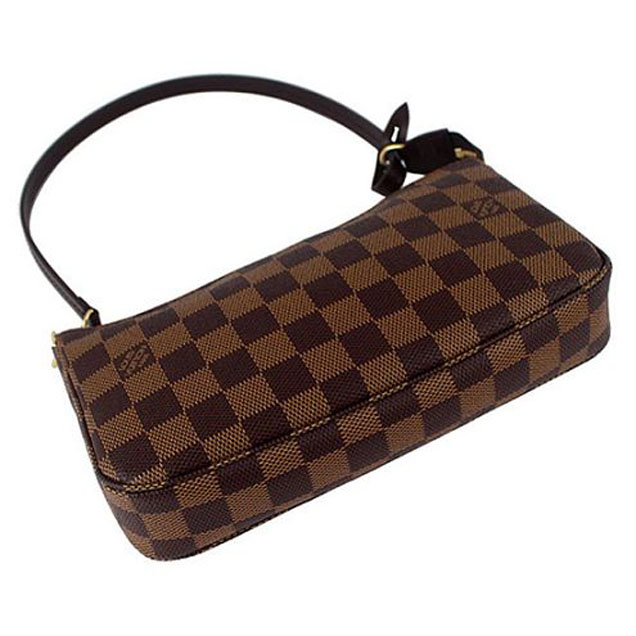 Сумка Louis Vuitton N41206 Pochette Accessoires Damier Ebene Canvas "Brown" фото № 6