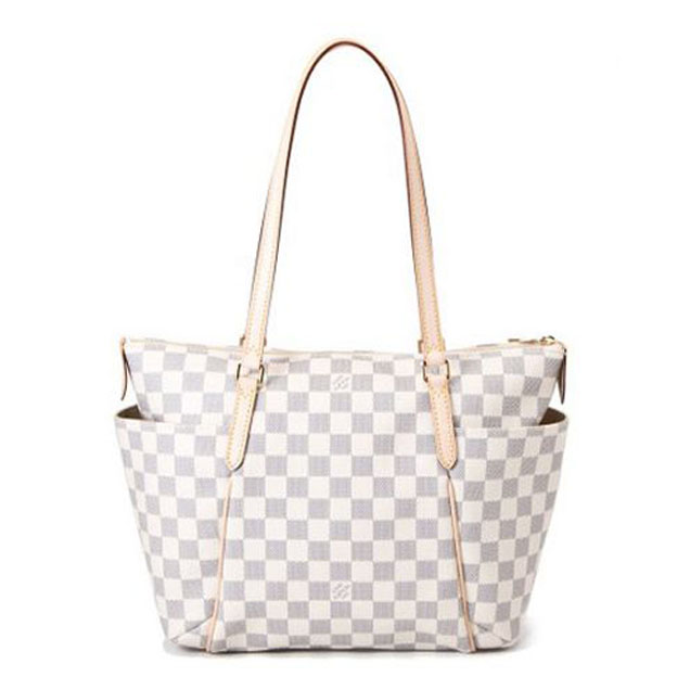 Сумка Louis Vuitton N41280 Totally PM Shoulder Bag Damier Azur Canvas "White" фото № 4