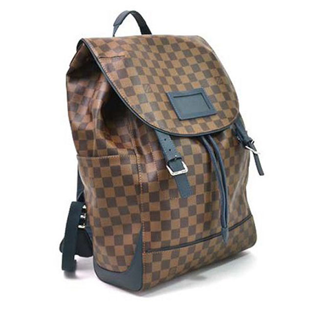 Рюкзак Louis Vuitton N41377 Runner Backpack Damier Ebene Canvas "Brown" фото № 3