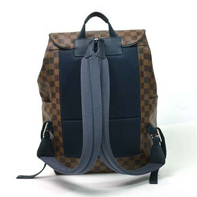 Рюкзак Louis Vuitton N41377 Runner Backpack Damier Ebene Canvas "Brown" фото № 4