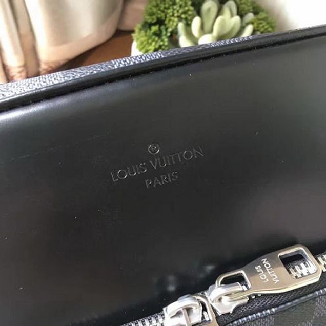 Сумка Louis Vuitton N41409 Dayton Reporter MM Messenger Bag Damier Graphite Canvas "Graphite" фото № 7