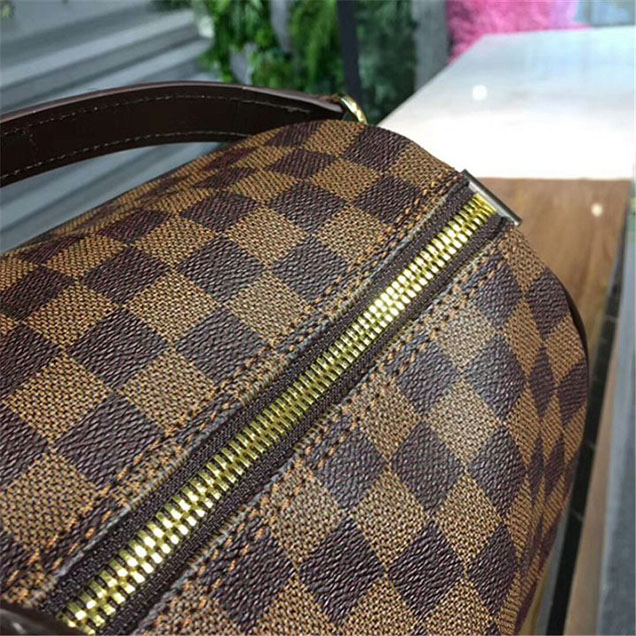 Сумка Louis Vuitton M41418 Keepall Bandouliere 45 Duffel Bag Damier Ebene Canvas "Brown" фото № 7