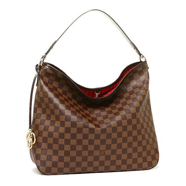 Сумка Louis Vuitton N41460 Delightful MM Hobo Bag Damier Ebene Canvas "Brown" фото № 2