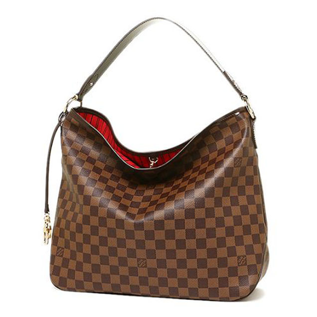 Сумка Louis Vuitton N41460 Delightful MM Hobo Bag Damier Ebene Canvas "Brown" фото № 3