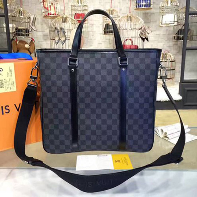 Портфель Louis Vuitton N41467 Tadao PM Briefcase Damier Graphite Canvas "Graphite" фото № 4