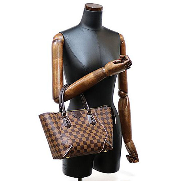 Сумка Louis Vuitton N41554 Caissa Tote PM Tote Bag Damier Ebene Canvas "Brown" фото № 9