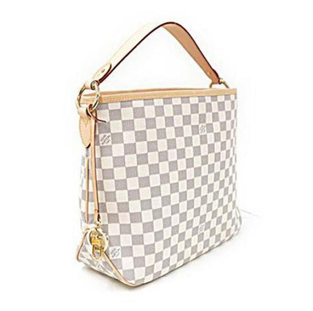 Сумка Louis Vuitton N41606 Delightful PM Hobo Bag Damier Azur Canvas "White" фото № 3