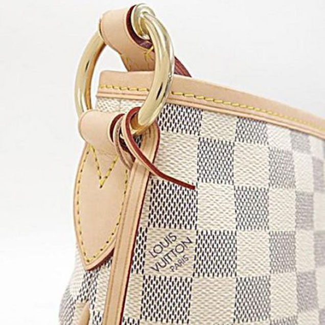 Сумка Louis Vuitton N41606 Delightful PM Hobo Bag Damier Azur Canvas "White" фото № 5